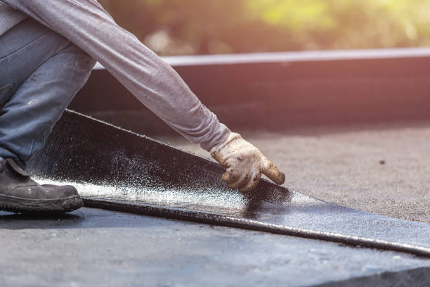 Professional Exterior Waterproofing technician working in Sunbury, OH